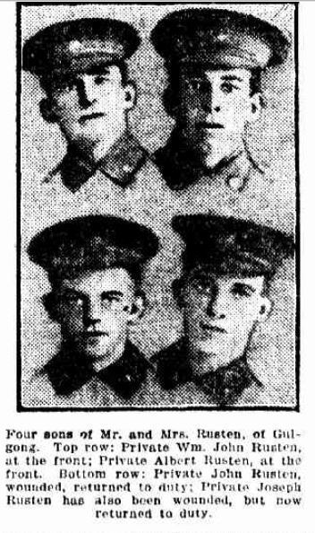 Virtual War Memorial | William John RUSTEN
